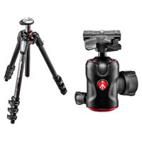 Manfrotto MT055CXPRO4 Trípode de Carbono con Cabezal de Bola 496RC2 - Capacidad de Carga