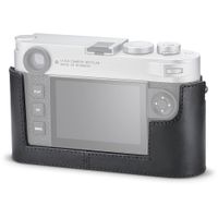 Leica Funda Protectora para M11 - Cuero Vegetal, Color Negro, Acceso a Controles y Anillos