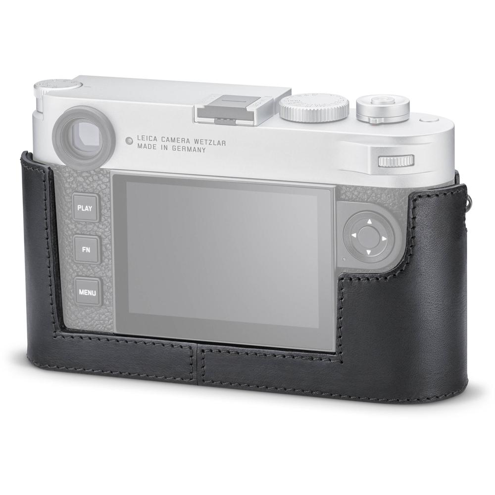 Leica Funda Protectora para M11 - Cuero Vegetal, Color Negro, Acceso a Controles y Anillos