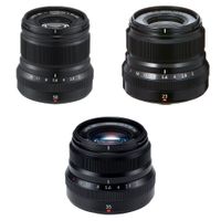 FUJIFILM Kit de Lentes XF 50mm, 35mm y 23mm f/2 WR