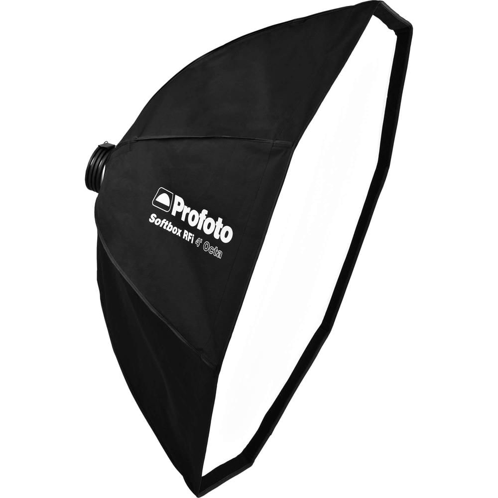 Profoto RFi Octa Softbox 4' - Interior Plateado, 8 Lados, Compatible con Grids
