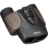 Pentax Binoculares 8-16x21 U-Series UP Color Marrón, Prismos BAK4, Lentes Asféricos, Enf