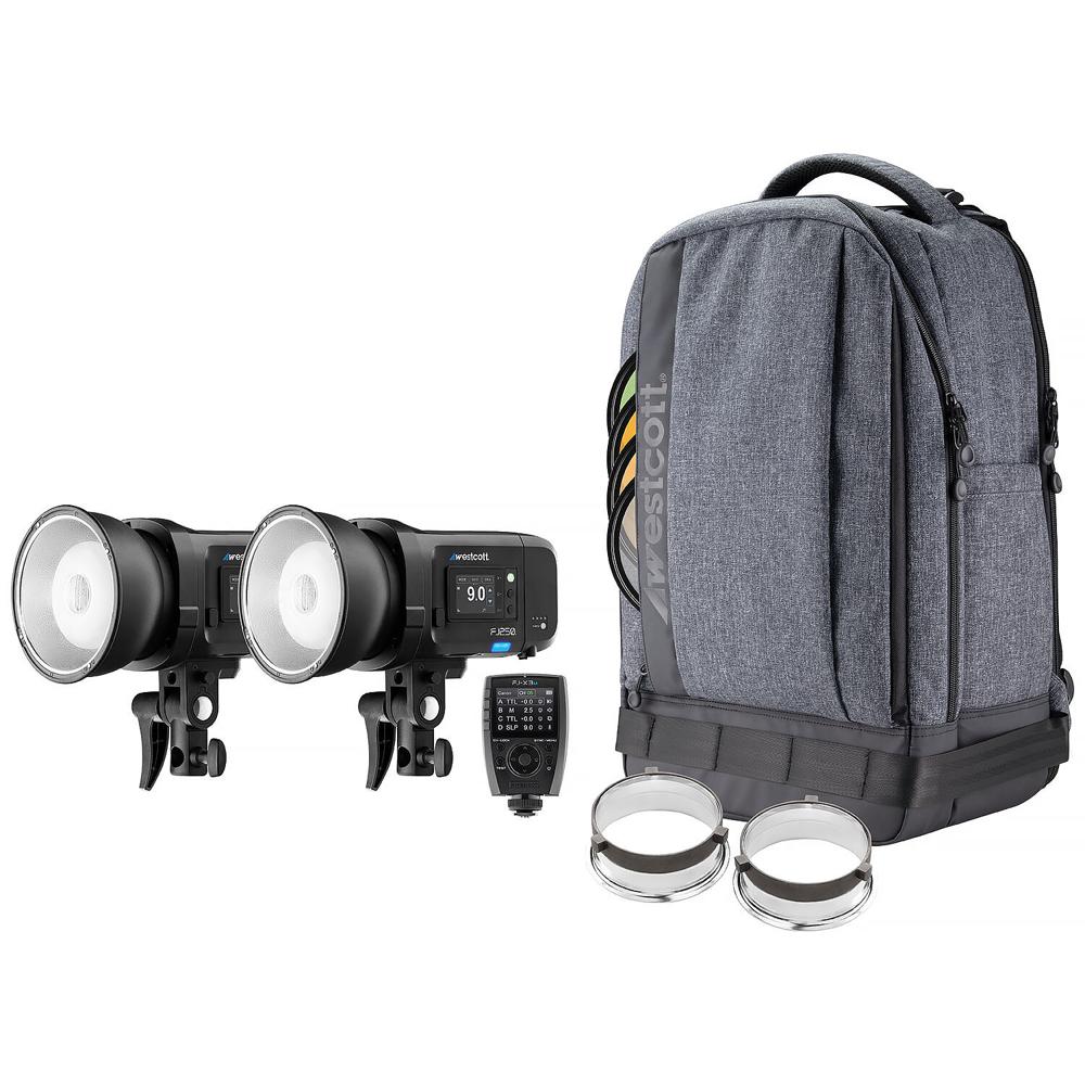 Westcott Kit de Estrobos FJ250 y FJ400 II con Trigger FJ-X3 S para Sony - 2 Luces, 250/400