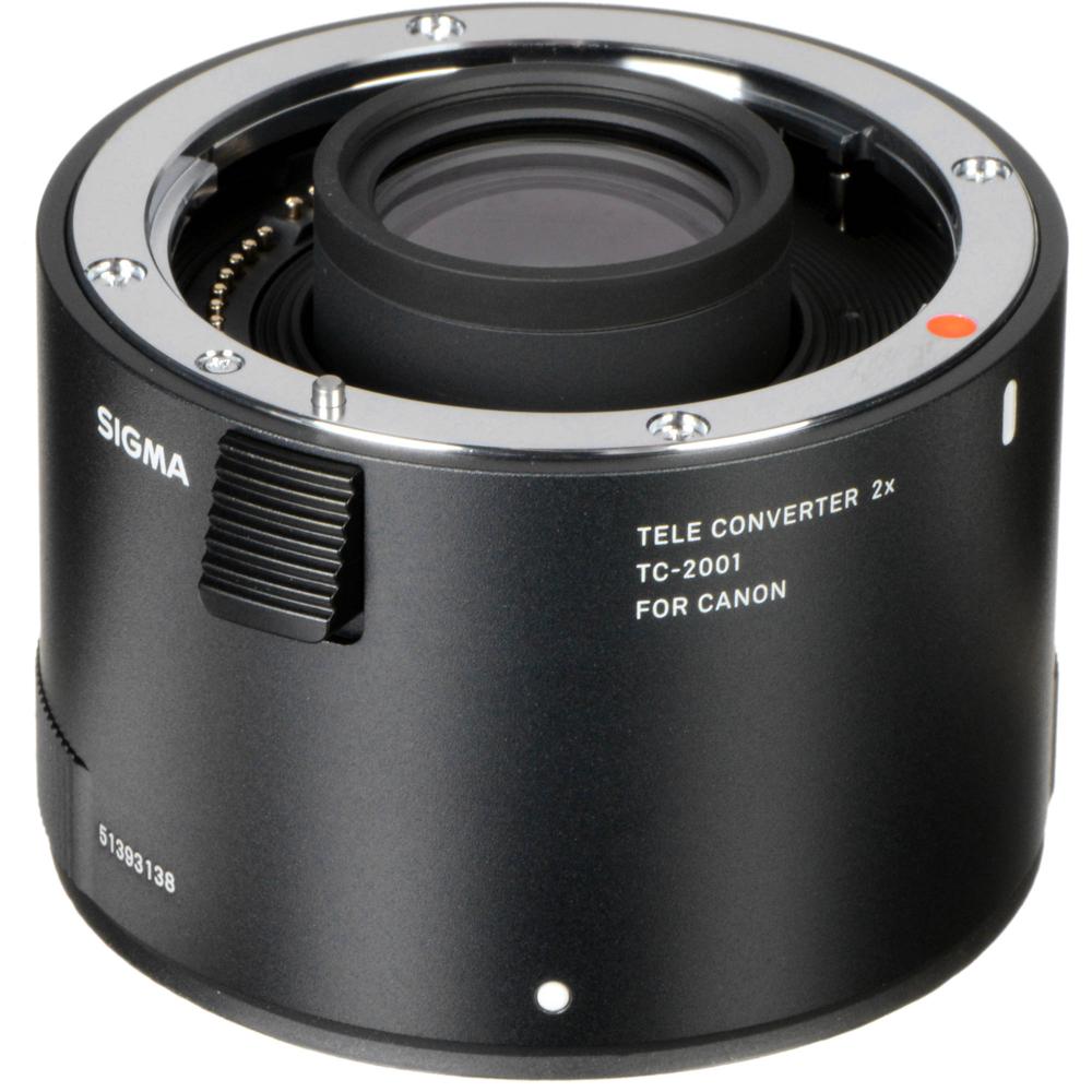 Sigma Teleconvertidor TC-2001 2x para Canon EF - Aumento de Longitud Focal, Comunicación