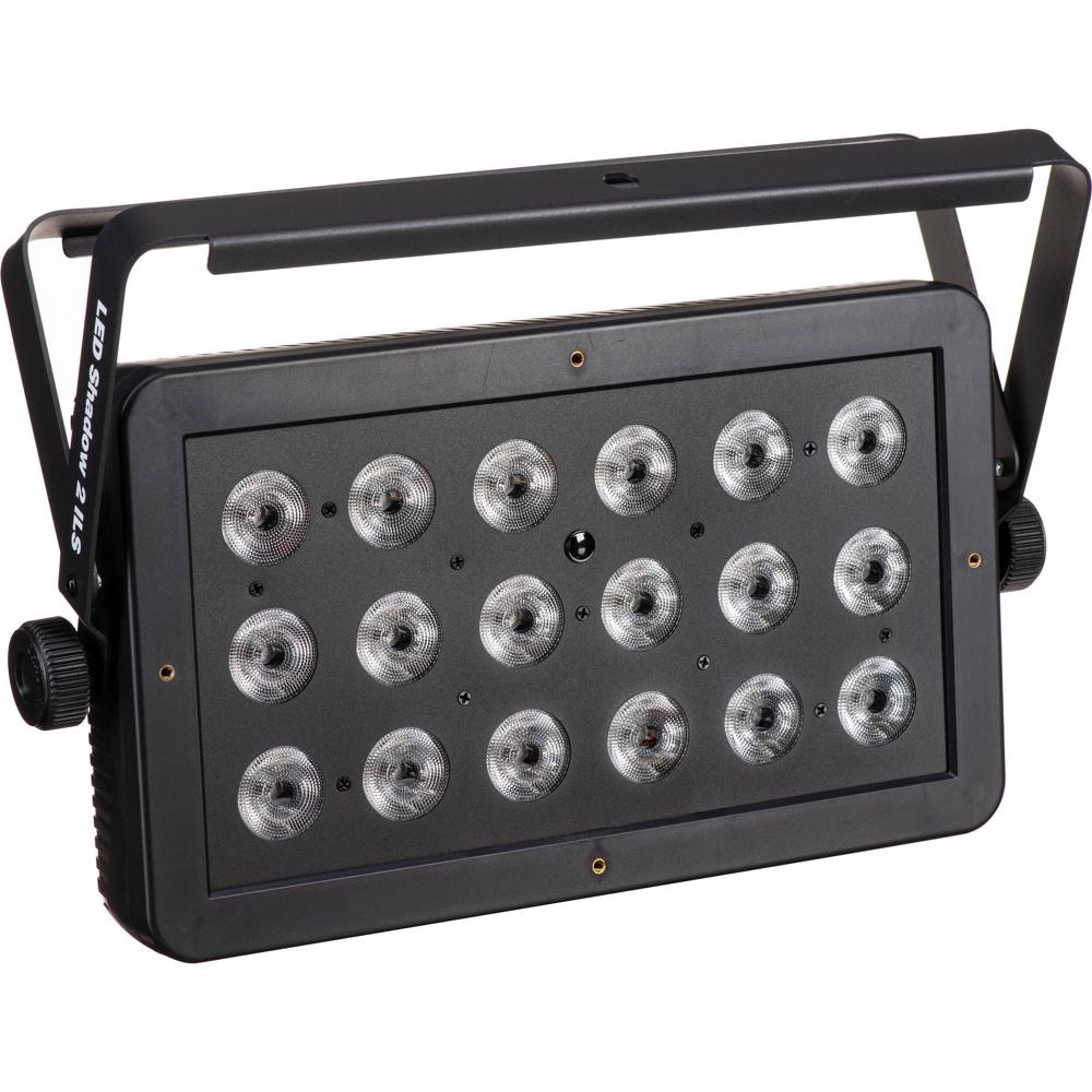 CHAUVET DJ LED Shadow 2 ILS Foco UV 18 x 3W con Control Inalámbrico y Soporte Doble