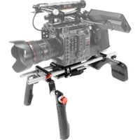 SHAPE Soporte de Hombro para Canon EOS C400 con Base de 15mm y Manija Rápida