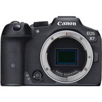 Canon Cámara Mirrorless EOS R7 32.5MP APS-C, Dual Pixel CMOS AF II, Video 4K60, Estabiliz