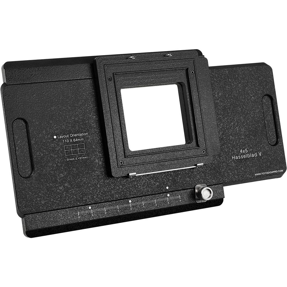 FotodioX Adaptador Hasselblad V para Cámara 4 x 5 con Montaje Graflok