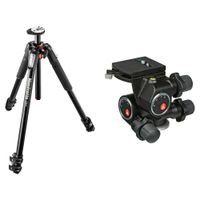 Manfrotto MT055XPRO3 Trípode de Aluminio con Cabezal Engranado 410 Junior