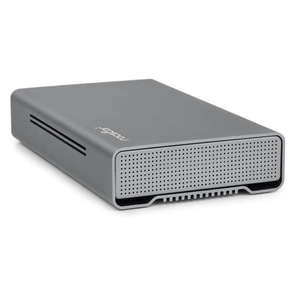 Rocstor Disco Duro Externo 10TB Rocpro D90 USB 3.2 Gen 2, 7200 rpm, Aluminio