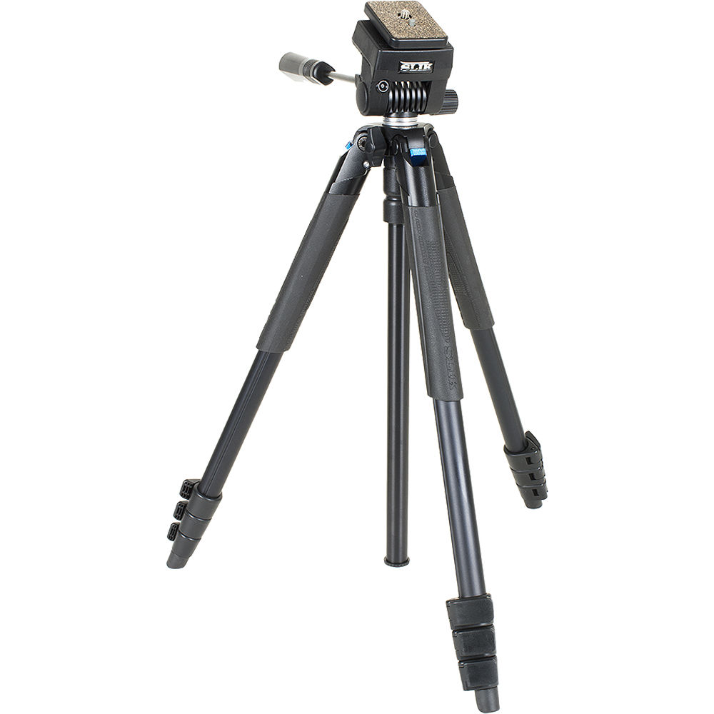 SLIK Trípode de Video Sprint III con Cabezal Sprint Video - Capacidad de Carga 4.4 lb, Al