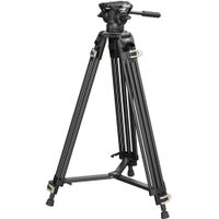 SmallRig Tripode Pesado AD-01 con Cabezal Fluido - Capacidad de Carga 17.6 lb, Altura Ajus