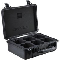 ZEISS Maletín de Transporte Milvus para Seis Lentes - Negro, Impermeable, con Espuma Pref
