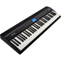 Roland GO:PIANO Teclado Portátil de 61 Teclas Sensibles al Tacto con Bluetooth y Grabador