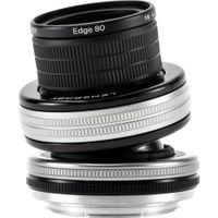 Lensbaby Composer Pro II con Óptica Edge 80 para Sony E - Lente 80mm f/2.8, Cuerpo Metál