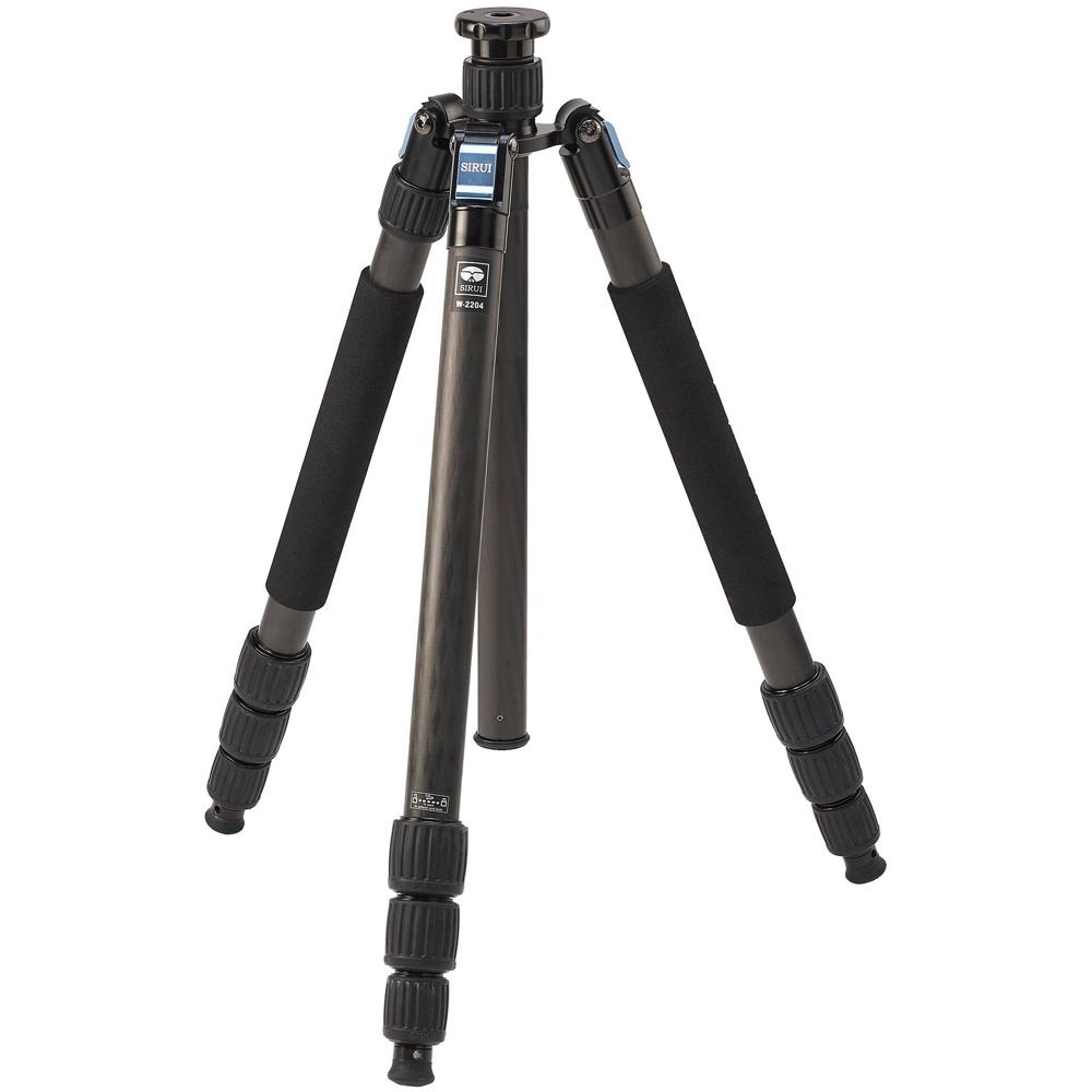 Sirui Trípode de Carbono W-2204 Impermeable 39.7 lb Carga, Altura Máxima 70.9""
