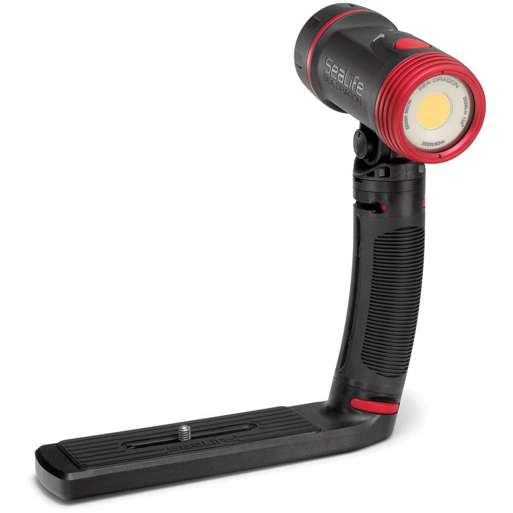 SeaLife Sea Dragon 2500 Luz LED de Buceo con Tray y Grip, 200' de Profundidad, 625-2500 LÃ