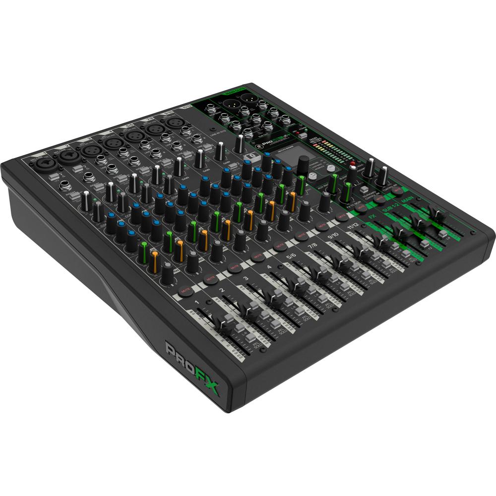 Mackie ProFX12v3+ Mezclador Analógico de 12 Canales con Efectos Integrados, Grabación US