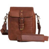 ONA Bolsa de Cámara Bond Street (Cognac Antiguo) - Estilo Mensajero, Piel, Interior Acolc