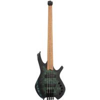 Cort Space 4 Bajo Eléctrico Headless 4 Cuerdas Star Dust Green, Mástil de 7 Piezas, Past