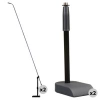 Audix Microboom Kit MB8450 con 2 Micrófonos y 2 Soportes Pesados