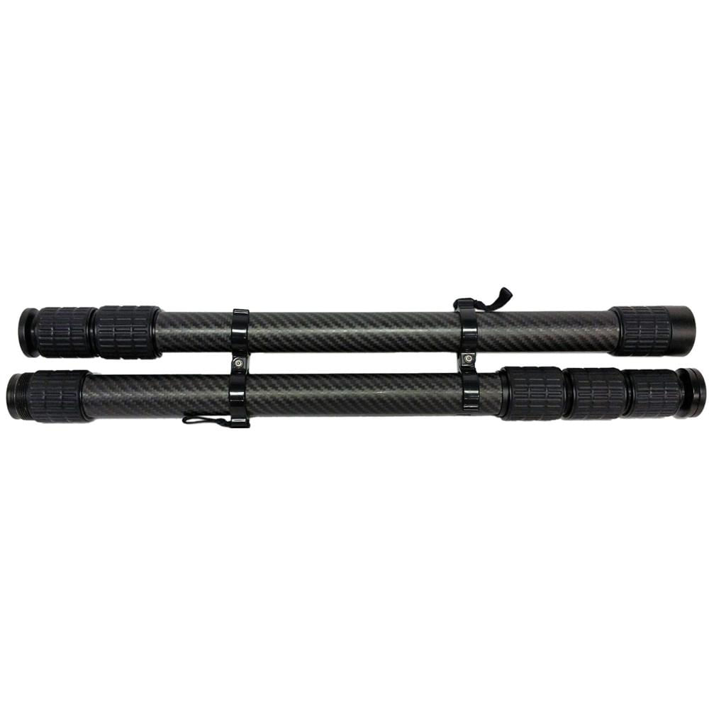 Nodal Ninja Travel Pole de Carbono Plegable 9.6' - Capacidad de Carga 4.4 lb, 7 Secciones,