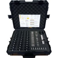 Magforce Pro Magnet Kit para Astera LED Tube Lights - 32 imanes grandes, 16 placas adhesiv