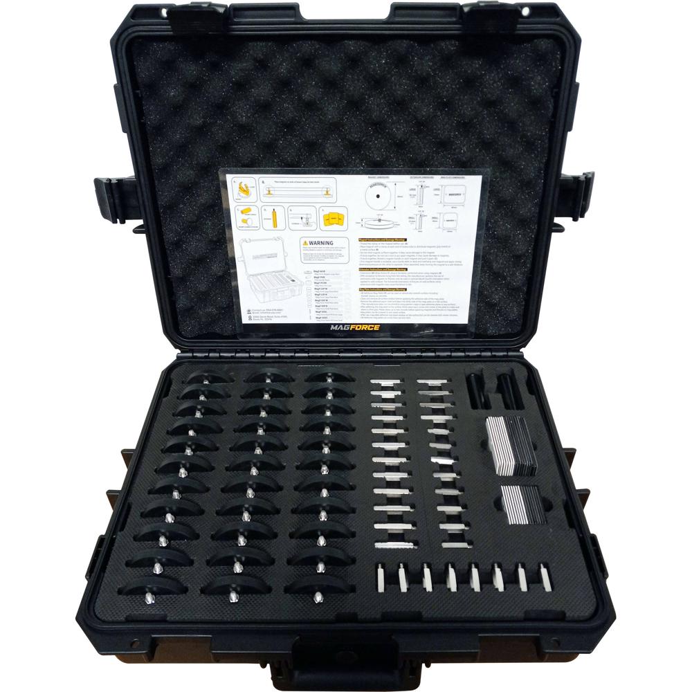Magforce Pro Magnet Kit para Astera LED Tube Lights - 32 imanes grandes, 16 placas adhesiv