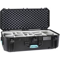 HPRC 5200 Case Backpack Kit con Divisores Second Skin, Resistente al Agua, Negro