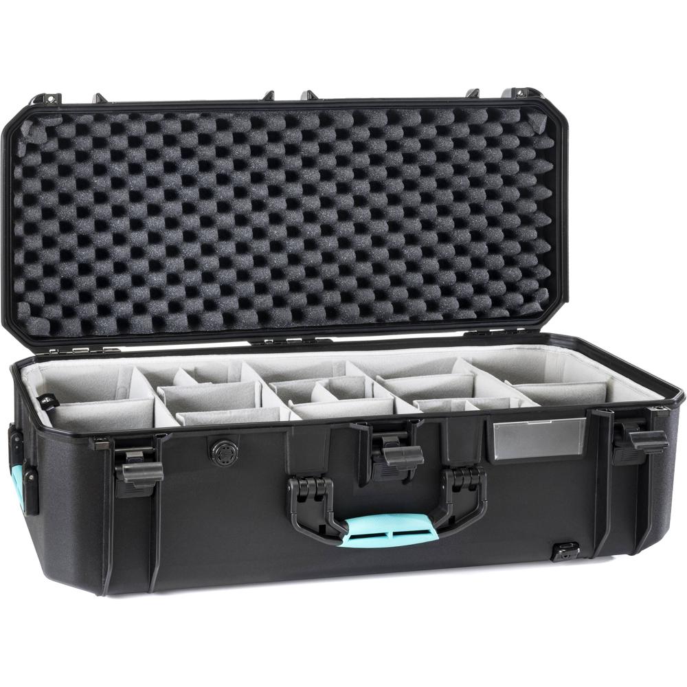 HPRC 5200 Case Backpack Kit con Divisores Second Skin, Resistente al Agua, Negro