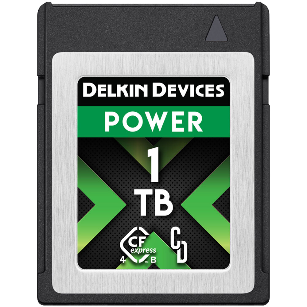 Delkin Devices CFexpress Type B 1TB POWER 4.0 Memory Card - 3560 MB/s Lectura, 3220 MB/s E