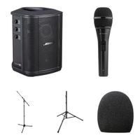 Bose S1 Pro+ Sistema PA Inalámbrico con Micrófono y Soportes