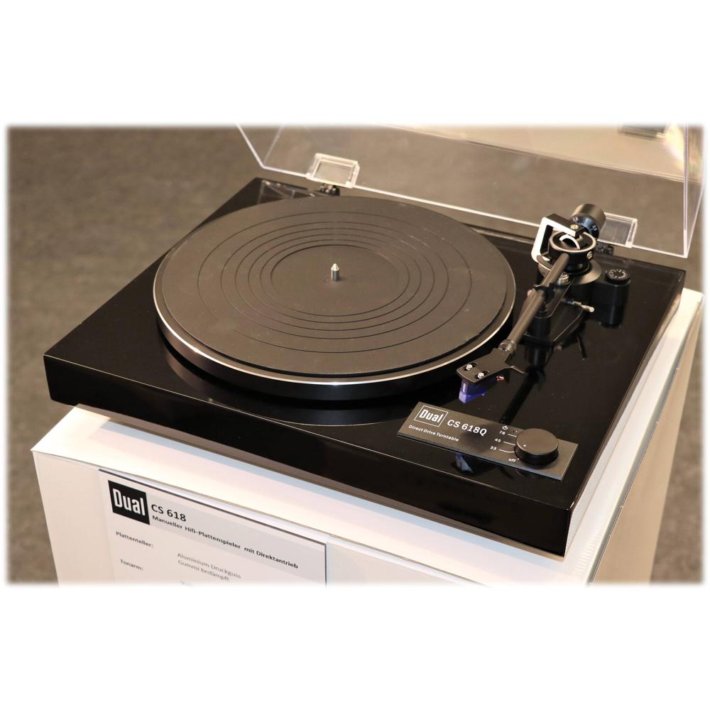 Dual Electronics Tocadiscos Manual CS 618Q con Platter de Aluminio y Cartucho Ortofon 2M B