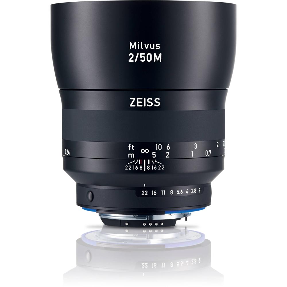 ZEISS Milvus 50mm f/2M ZF.2 Lente Macro para Nikon F - Diseño Óptico Planar, 1:2 de Magn