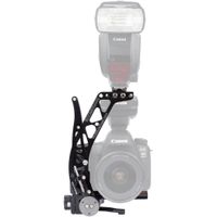 ProMediaGear BBX2 Soporte para Flash Boomerang con Placa QR Universal - Diseño Compacto,