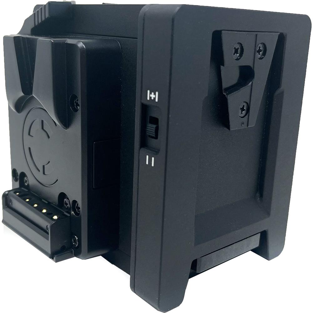 Core SWX Sharkfin V-Mount Battery Plate para RED V-RAPTOR y KOMODO-X, diseño dual, 2 sali