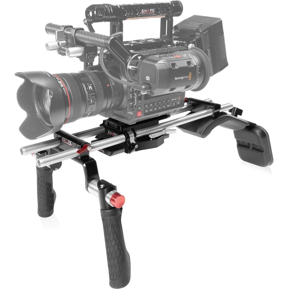 SHAPE Shoulder Mount PYXIS 6K - Soporte de Hombro con Base 15mm, Dovetail ARRI, Placa Adap