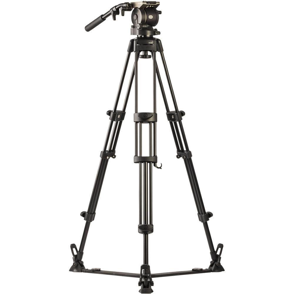 Libec HS-350 Sistema de Trípode con Cabezal H35, Patas de Aluminio RT30B y Esparcidor SP-