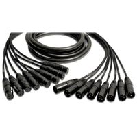 Mogami Cable Snake de Audio 8 Canales XLR Macho a XLR Hembra 75' con Conectores Baquelita