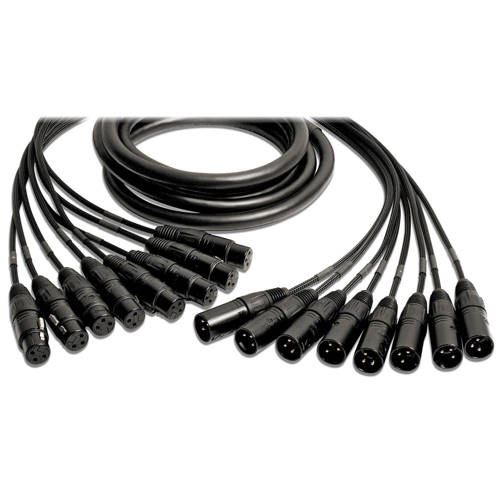 Mogami Cable Snake de Audio 8 Canales XLR Macho a XLR Hembra 75' con Conectores Baquelita