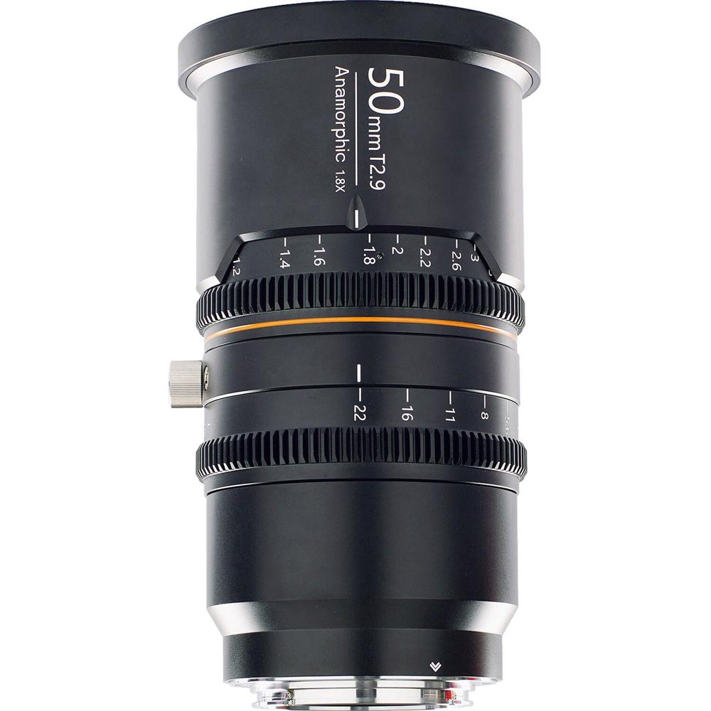 BLAZAR LENS 50mm T2.9 Anamorphic Lens RF-Mount - 1.8x, Blue Flare, 85mm Diámetro