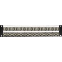 My Custom Shop Patch Panel 32 Puertos 12G-SDI BNC con Lacing Bar Trasero 2 RU