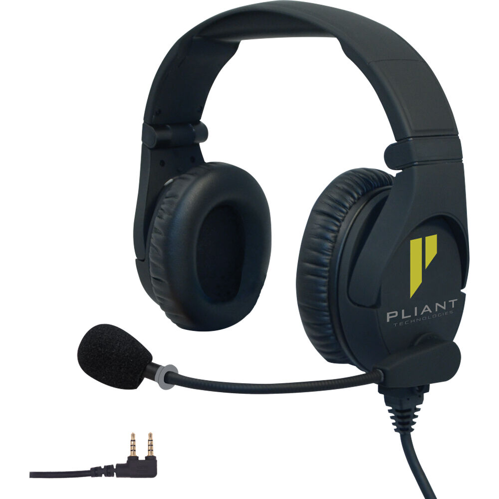 Pliant Technologies SmartBoom PRO Auricular Doble con Micrófono Electret - Conectores Dua