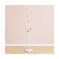 Perchero Tipo Honguito Infantil Color Celeste Pastel