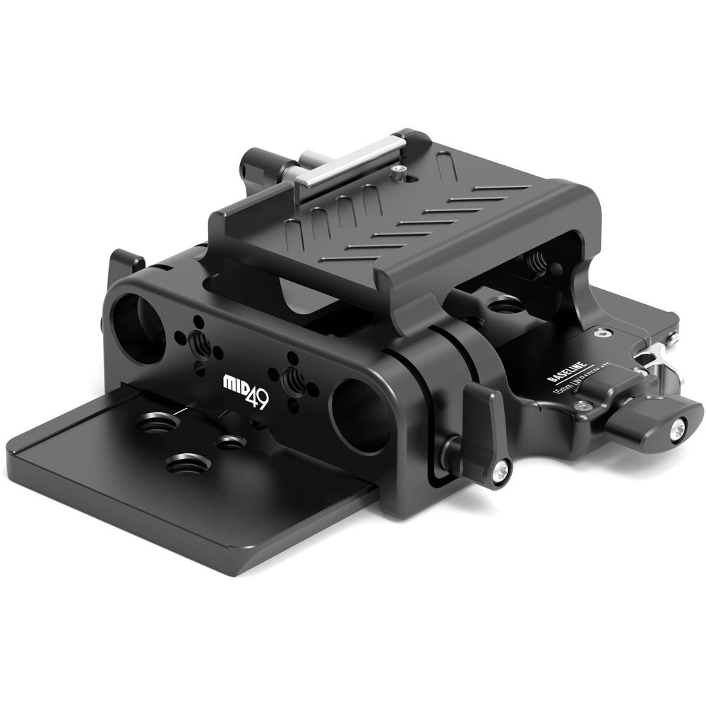 MID49 Dovetail 15mm LW para Canon C50 y R6 V con mecanismo de bloqueo