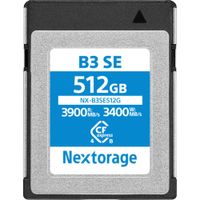 Nextorage CFexpress 4.0 Type B 512GB NX-B3SE - Velocidades de lectura 3900 MB/s y escritur