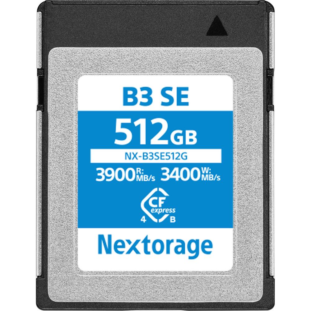 Nextorage CFexpress 4.0 Type B 512GB NX-B3SE - Velocidades de lectura 3900 MB/s y escritur