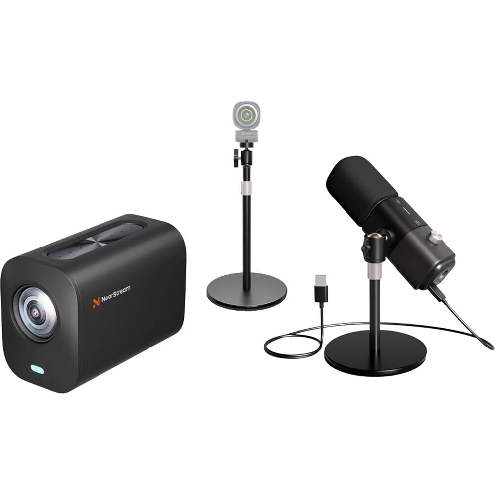 NearStream Home 4K Streaming Kit - Mic USB/XLR y Cámara 4K VM20