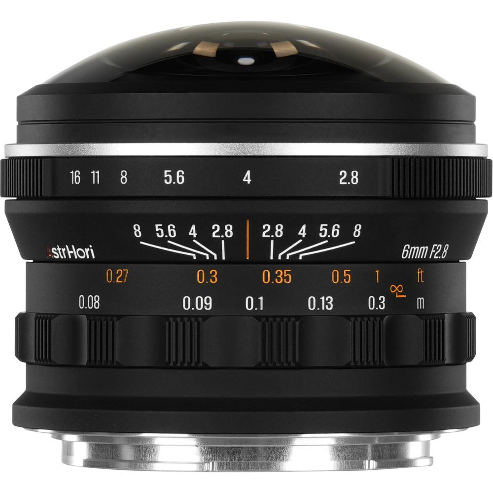 AstrHori 6mm f/2.8 Fisheye Lens para Nikon Z - Ultra Gran Angular, Enfoque Manual, 220° d