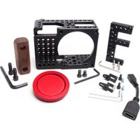 XLCS Basic Cage Kit A para Sigma fp/fp L - Jaula, Placa Lateral, Mango de Madera, Capucha